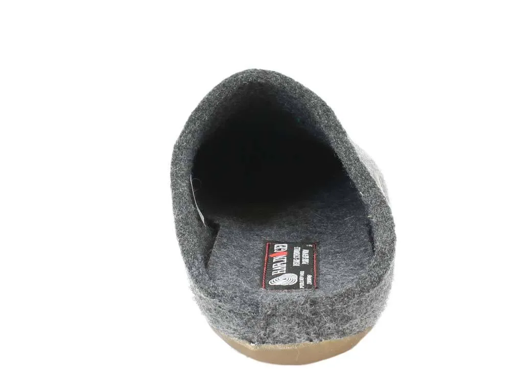 Easy Use Haflinger Slippers Everest Butterflies Anthracite