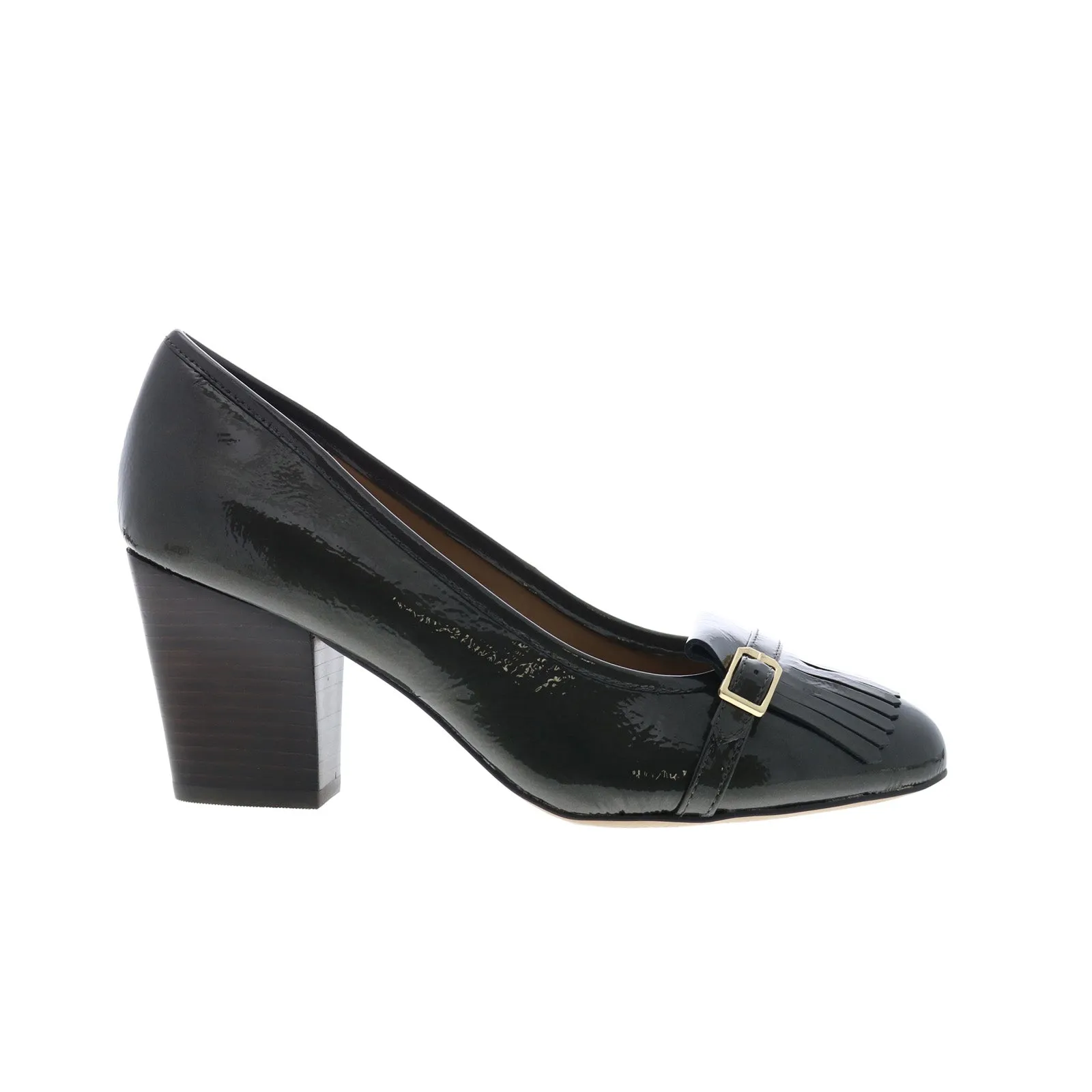 Isola Tara 6229393 Womens Black Leather Slip On Heels Pumps Shoes Glam Heels for Night Out Moisture wicking