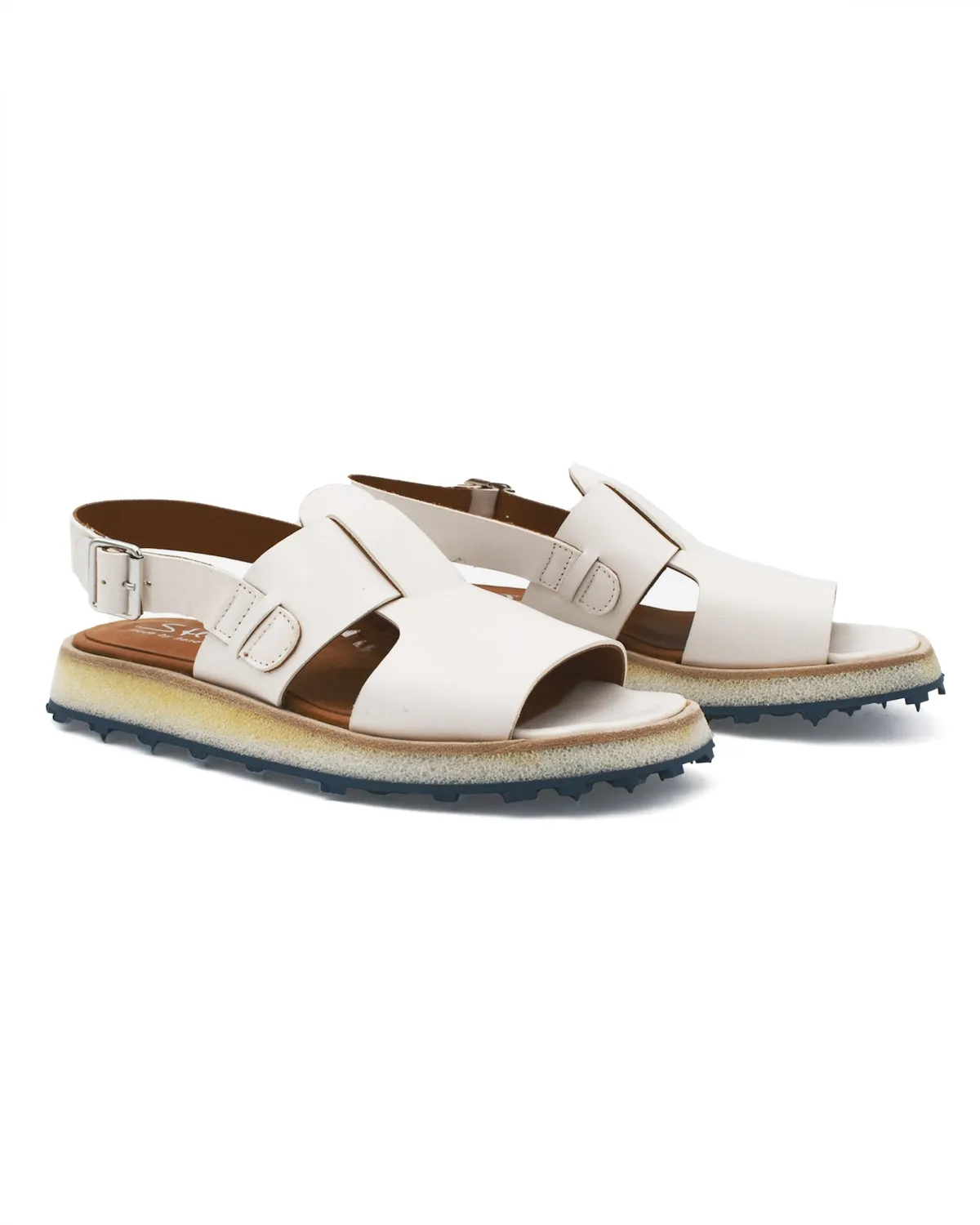 Pack Safe Toe Protection Shoto White Sandal