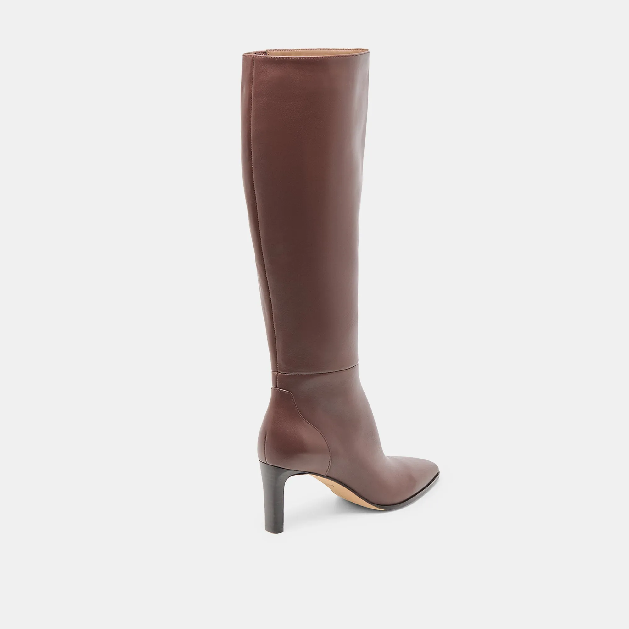 Wide Cut EMMI BOOTS CHOCOLATE LEATHER