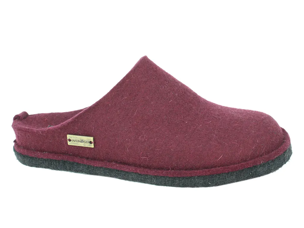 Haflinger Slippers Flair Soft Bordeaux Relaxed Beach Walk