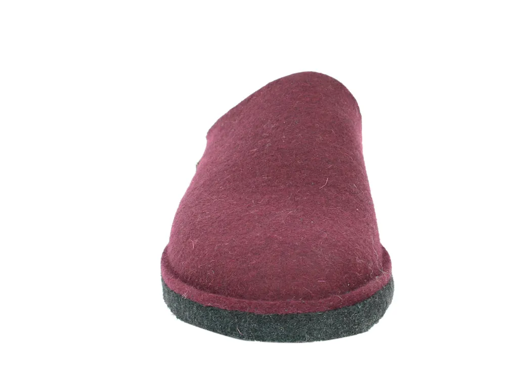 Slip Fit Comfort Haflinger Slippers Flair Soft Bordeaux