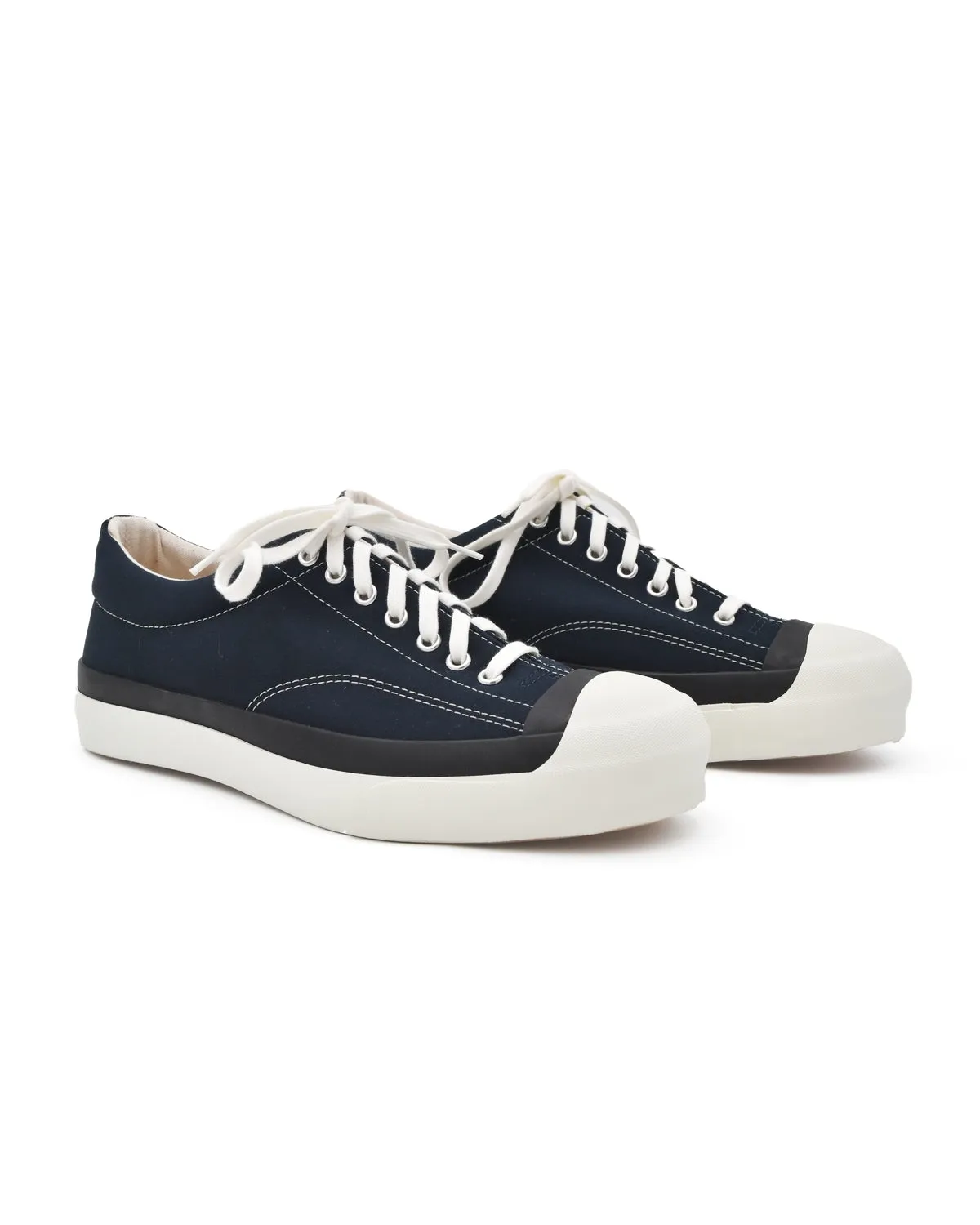 Moonstar Gym Court Nylon Sneaker in Navy Neutral Base