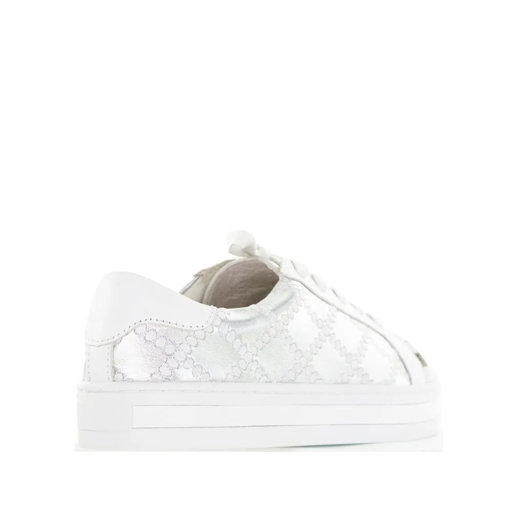 ALFIE & EVIE PLEAT WHITE SILVER Skin Fresh Easy Wear