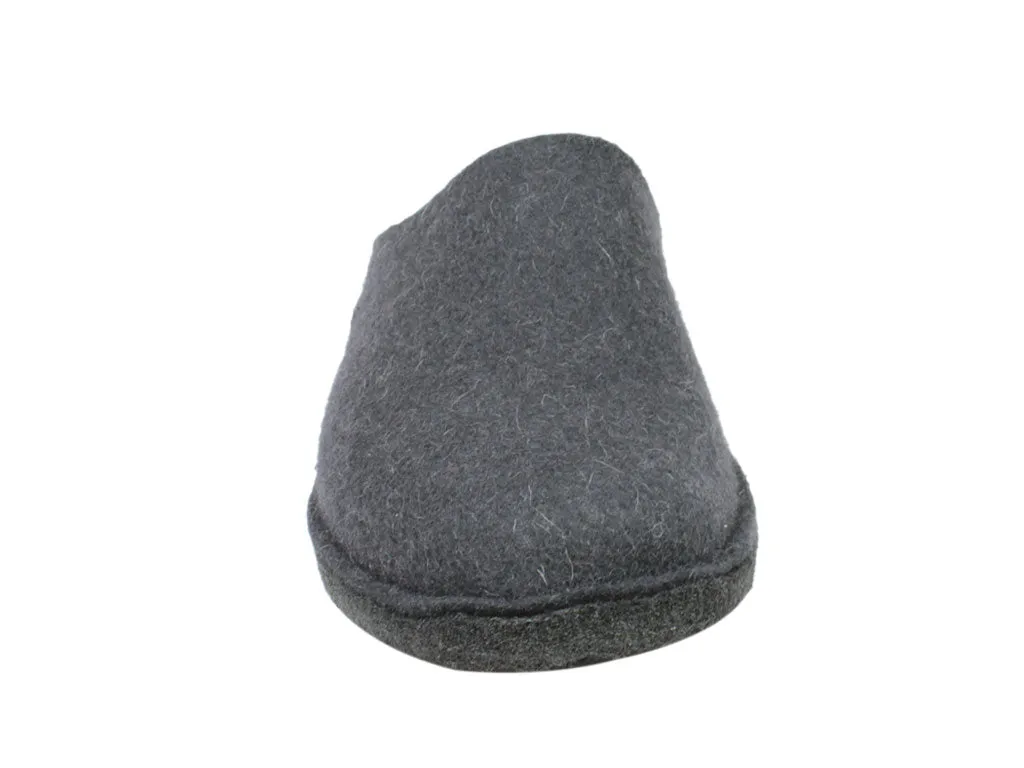 Haflinger Slippers Flair Soft Graphite Classic Comfort Quick Beach Fit