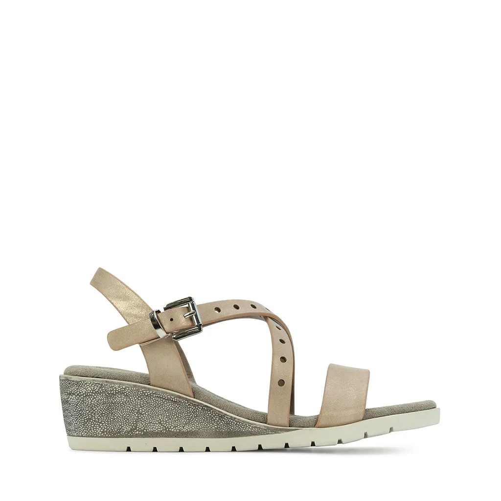 Bounce Edge Reinforced toe Heleni Ankle Strap Sandals
