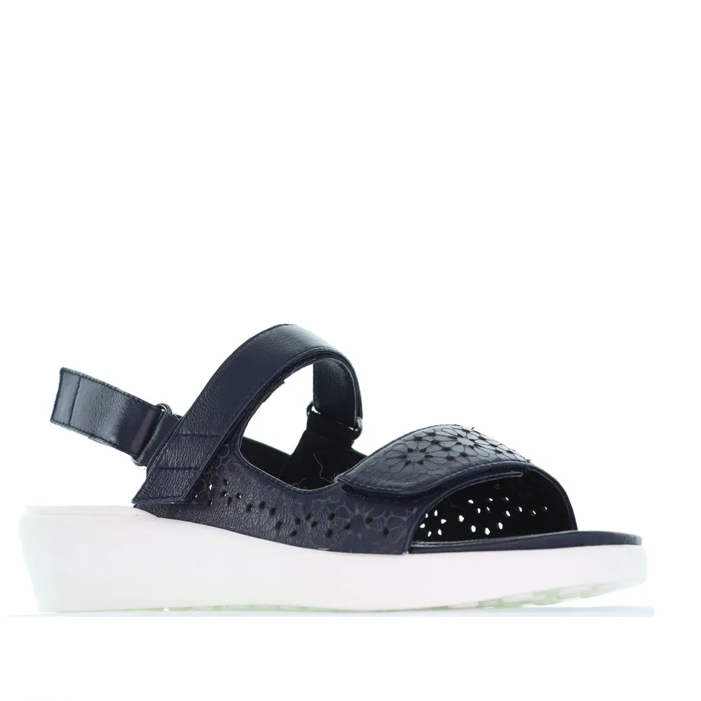 ZIERA MORIA NAVY Metal Edge Ice Grip