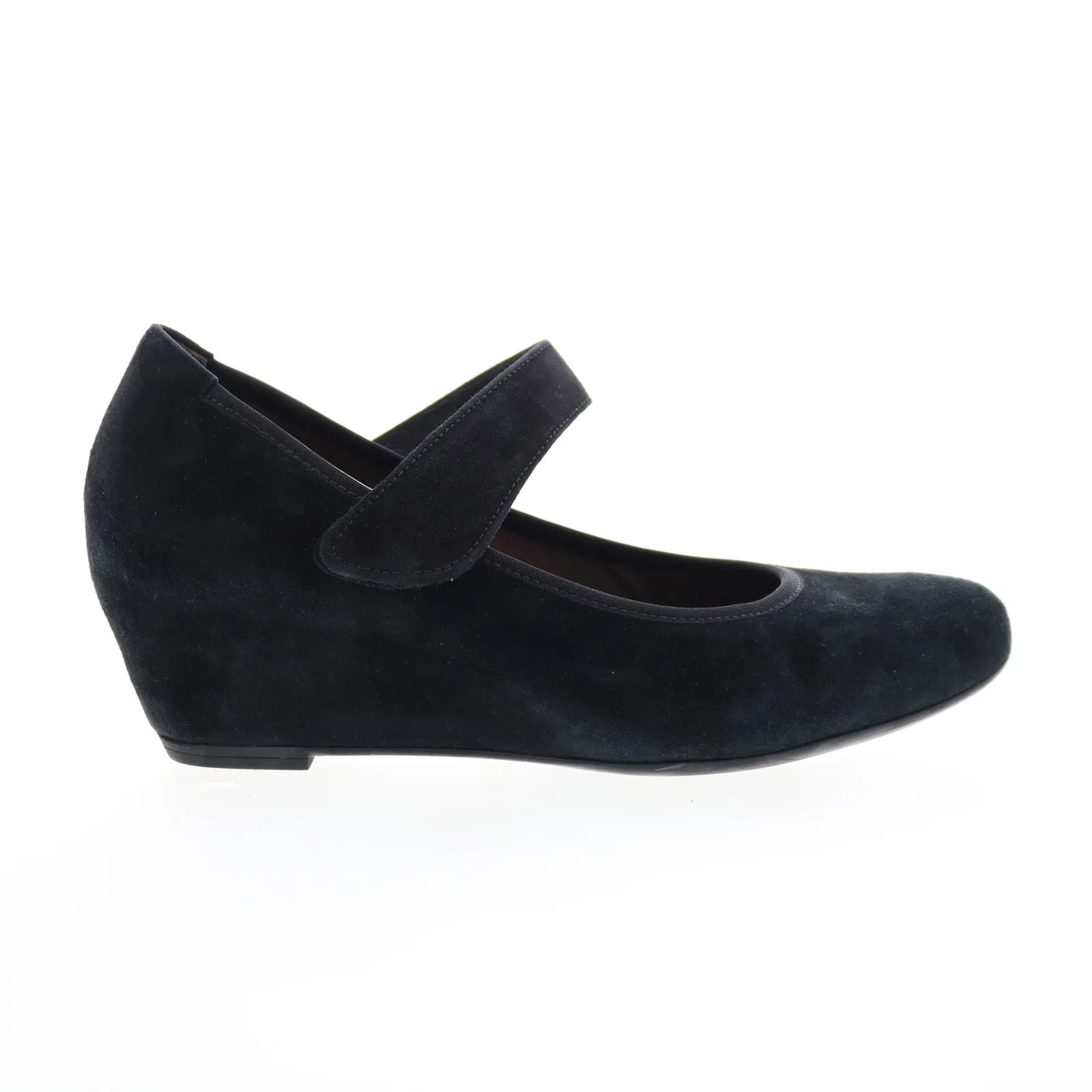 Gabor 5-5362-17 Womens Black Suede Strap Wedges Heels Shoes Strappy Heeled Sandals