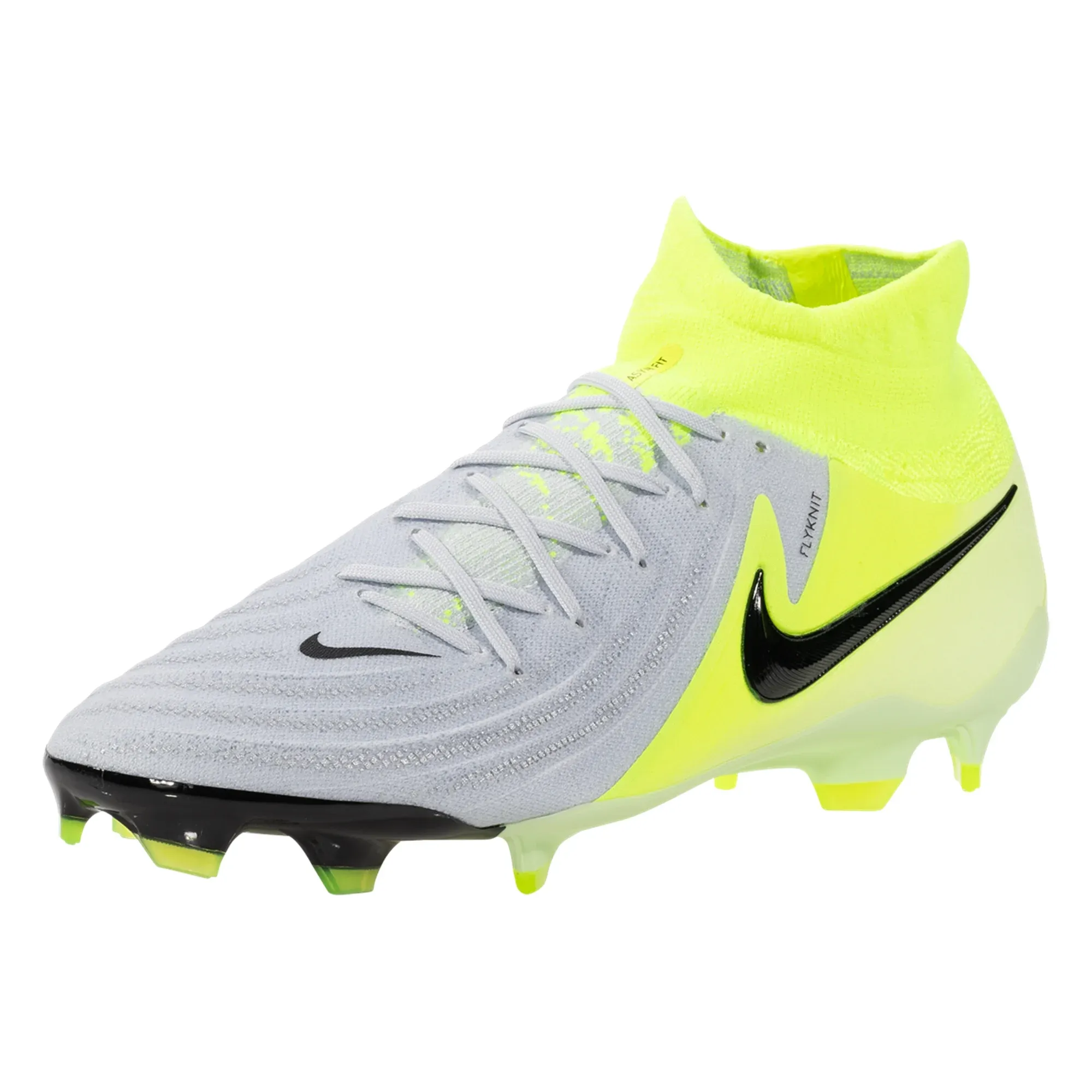 Nike Phantom Luna II Pro FG Soccer Cleats (Metallic Silver/Black-Volt) Casual Play