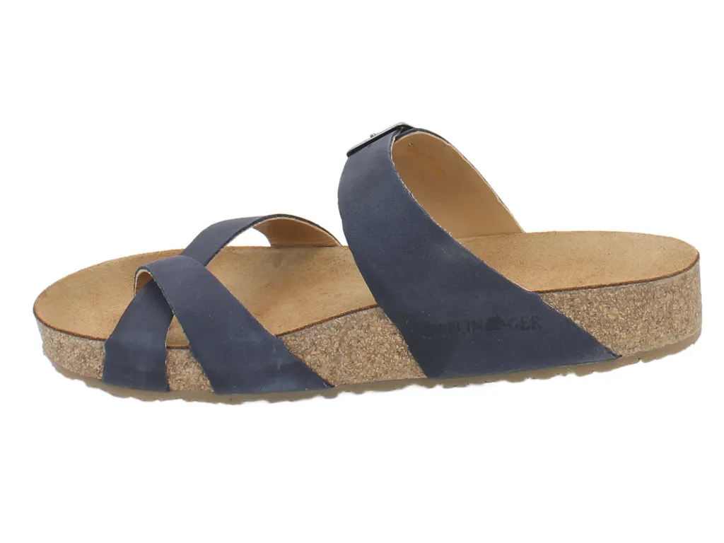 Style Pop Haflinger Sandals Juno Country Marine