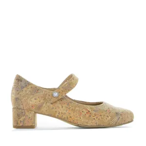 Closet Core ZIERA KITTY TAUPE ROYAL PRINT
