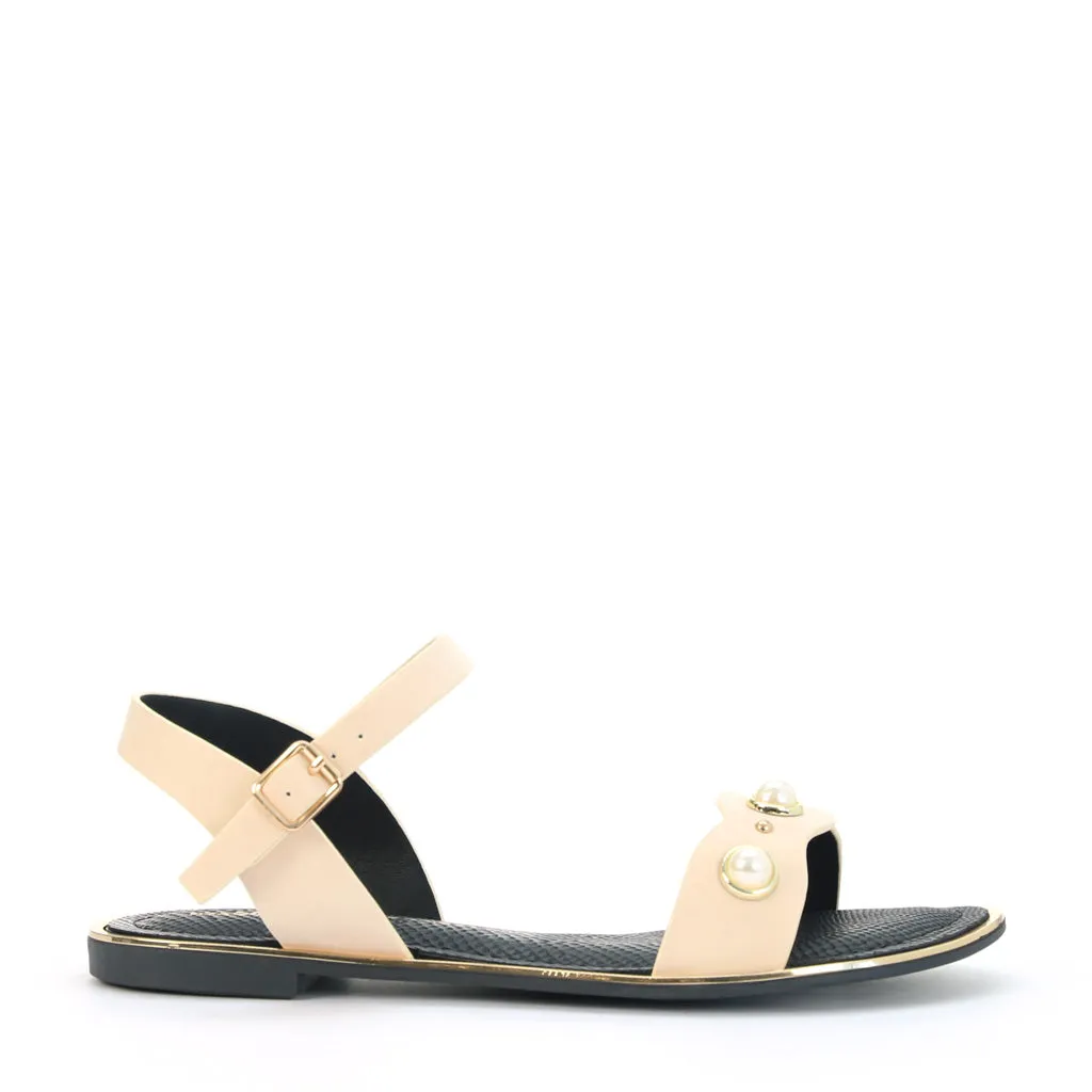 Trend Hot Island Vibe Pearl Ankle Strap Sandals