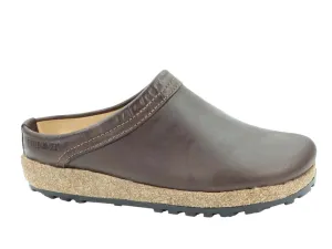 Haflinger Leather Clogs Malmo Brown 708 (Second Quality) Short Trip