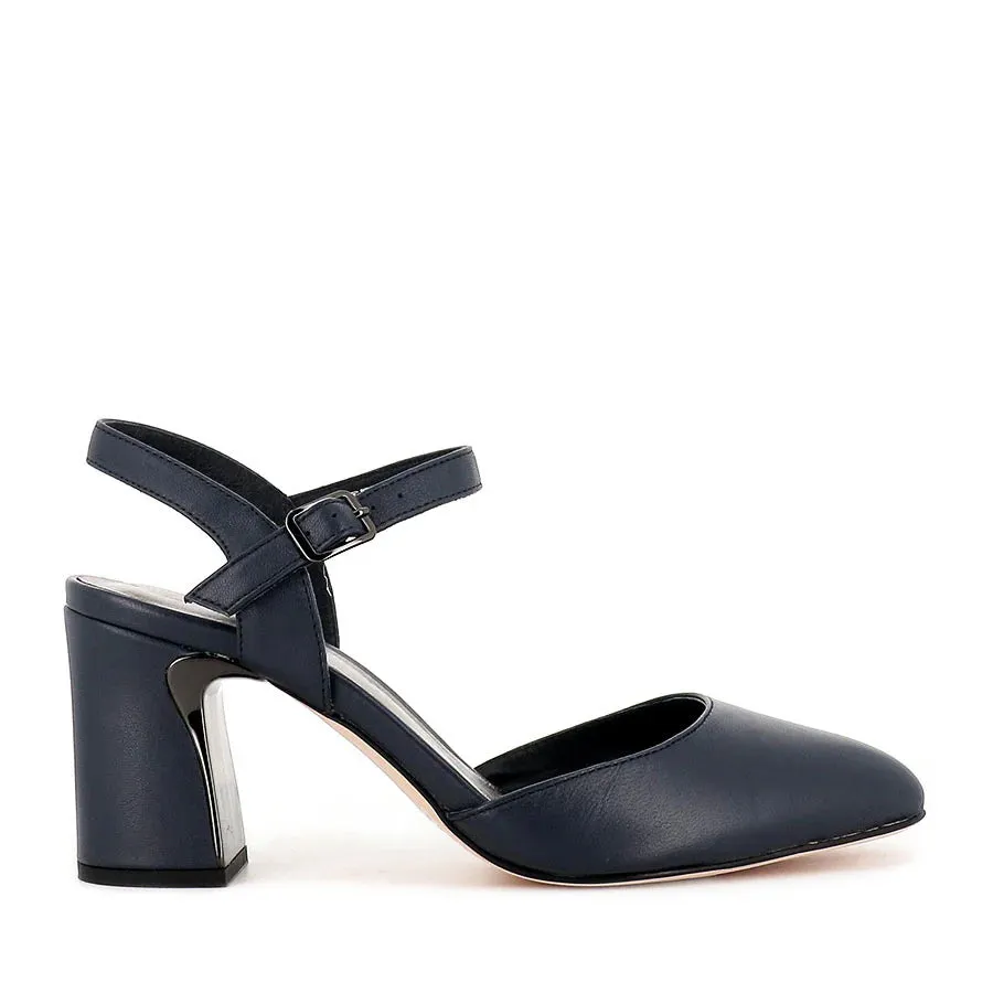 Comfortable Sandals Pointed Pumps DJANGO & JULIETTE KARENT NAVY