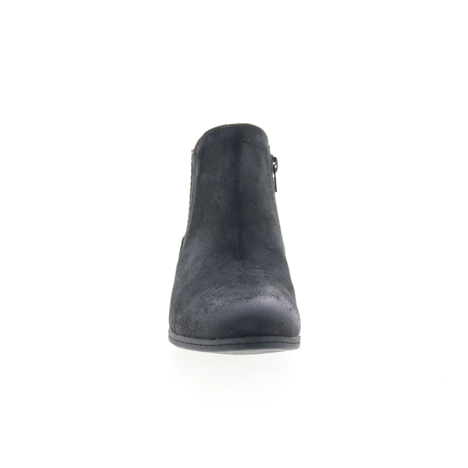 Cobb Hill Crosbie Panel CJ3131 Womens Black Wide Suede Ankle & Booties Boots Library Visit Versatile Footwear