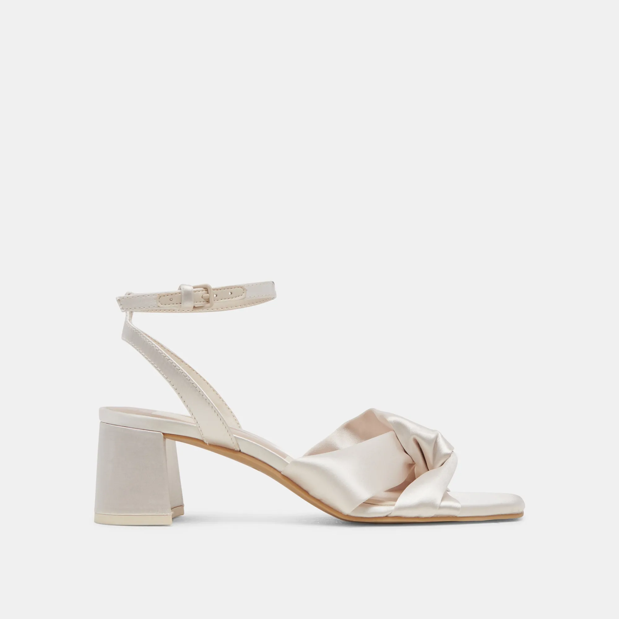 Comfort Grip BRENNA HEELS IVORY SATIN