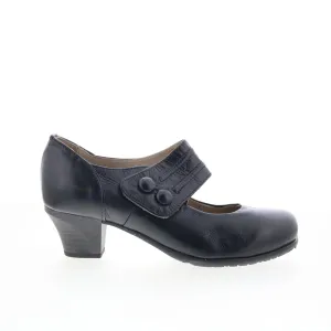 Luxury Pumps for Weddings Responsive Miz Mooz Fiddle 292104-202-6002 Womens Black Leather Pumps Heels Shoes