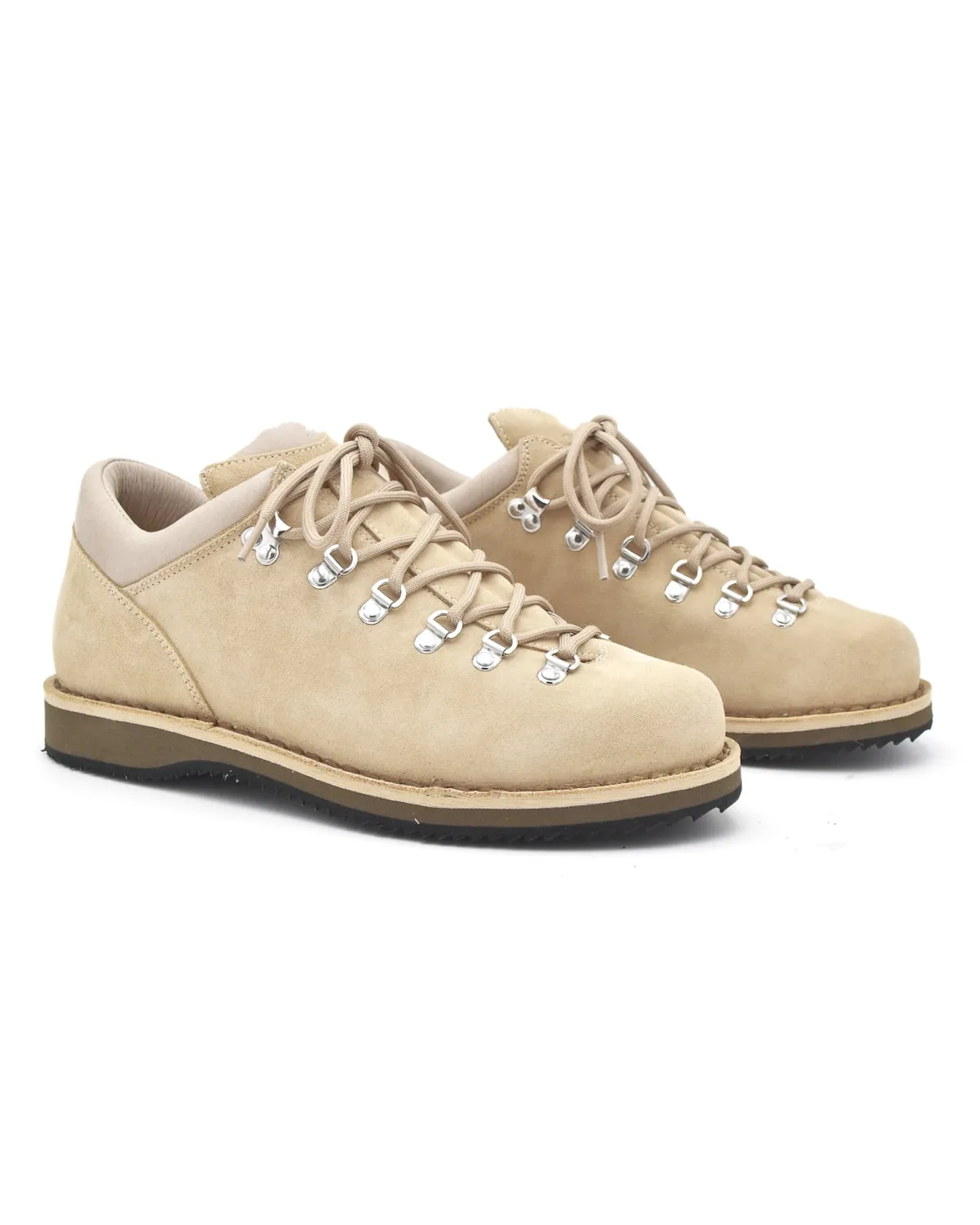 Diemme Roccia Basso in Taupe Suede Early Jog Metal Edge