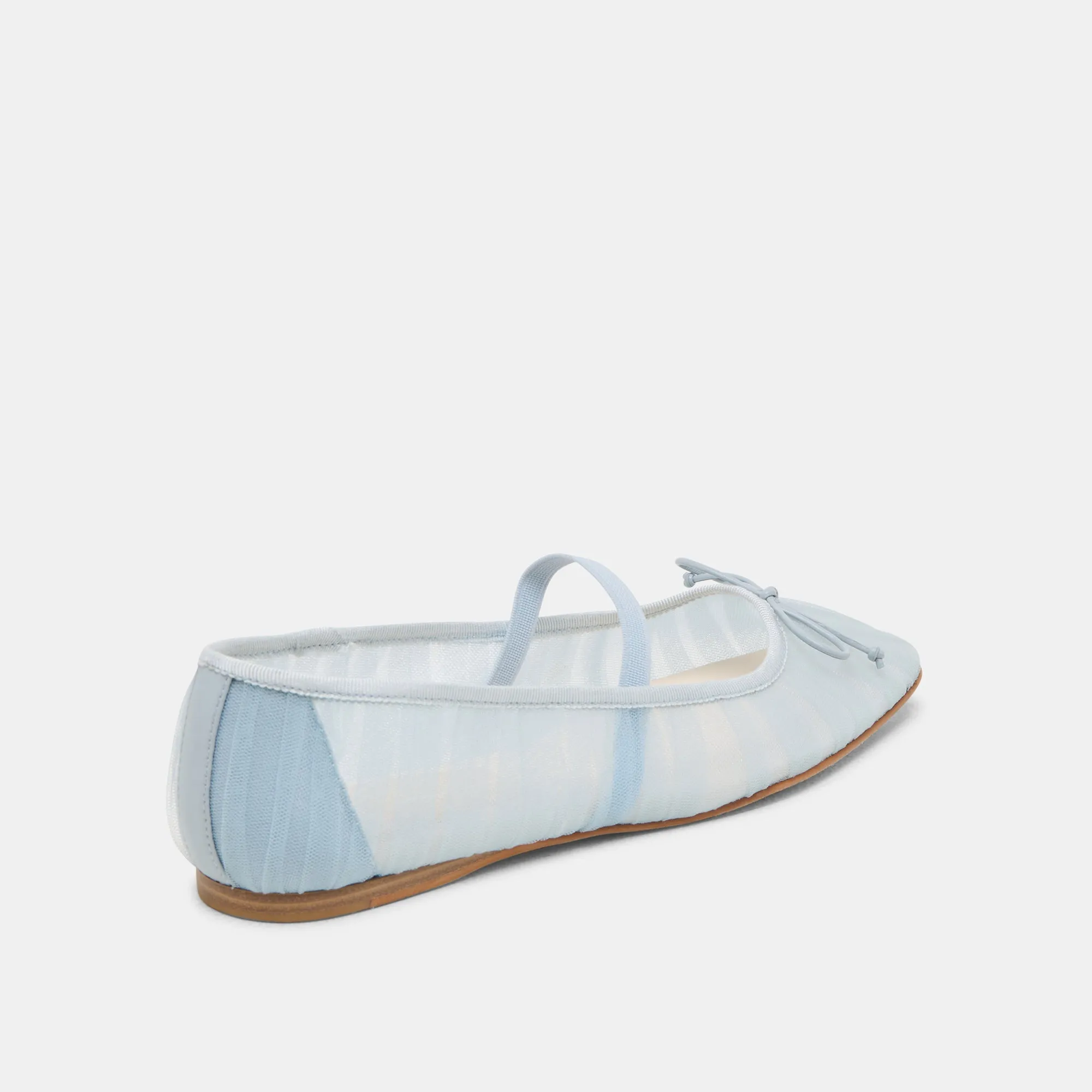 RAEVEN BALLET FLATS LIGHT BLUE TULLE Coral View Shop Glow