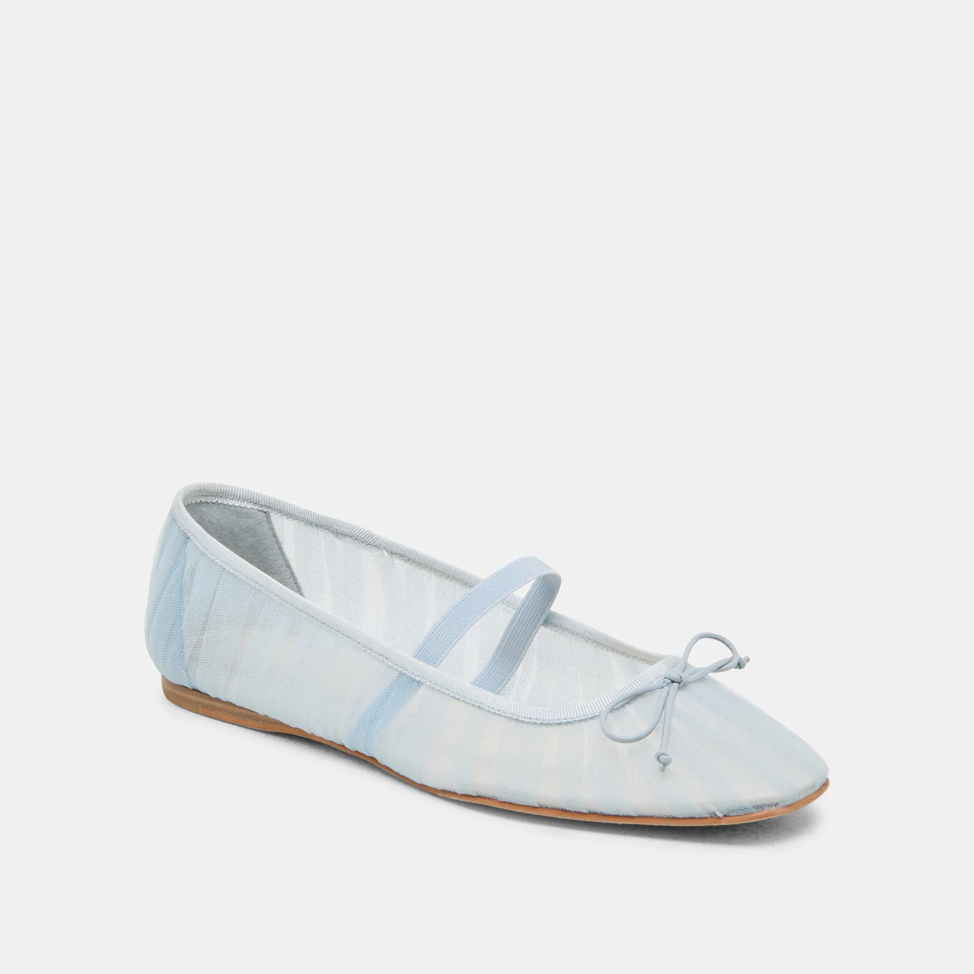 Event Ready RAEVEN BALLET FLATS LIGHT BLUE TULLE