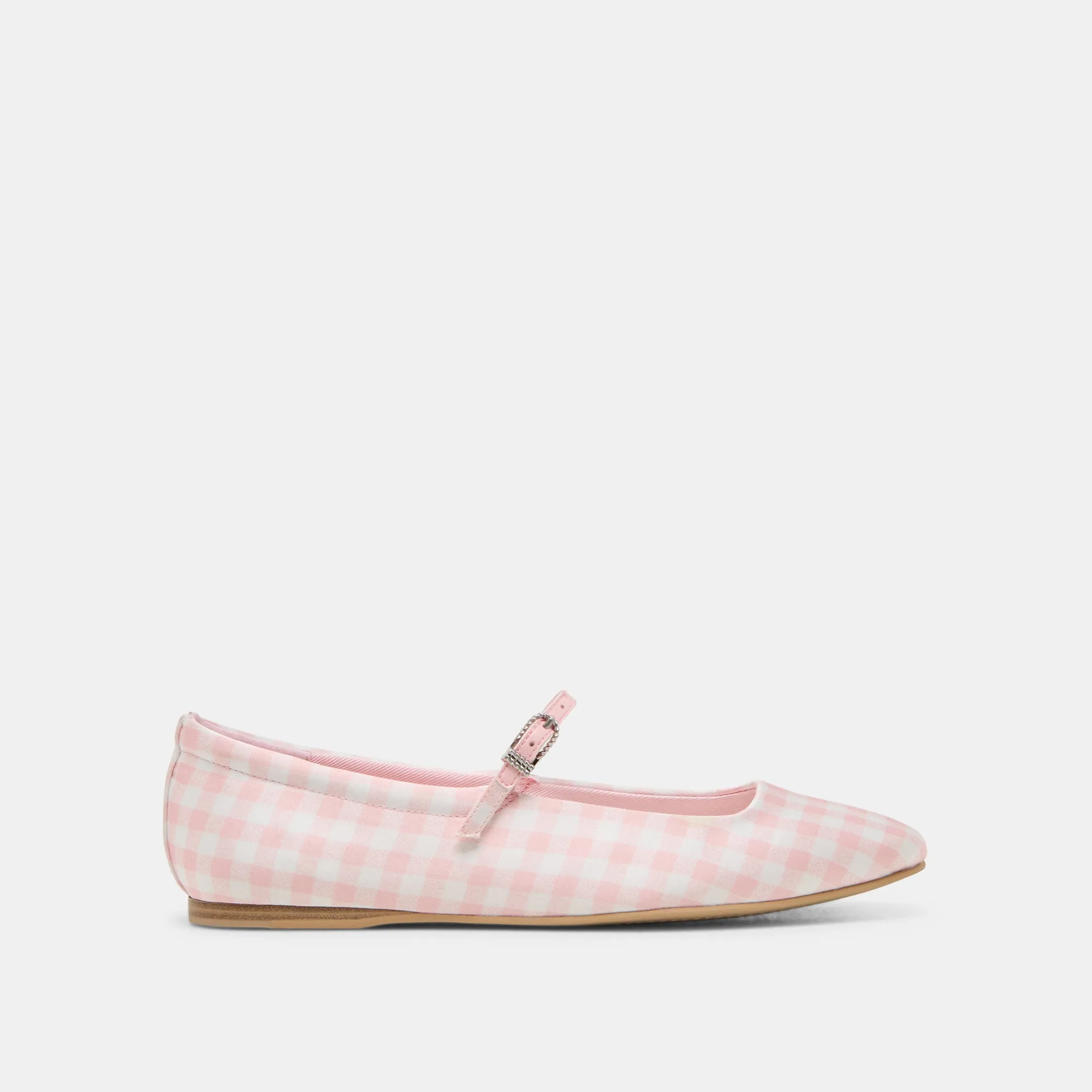 REYES X BYRDIE GOLF BALLET FLATS PINK PLAID GINGHAM Ceremony Look