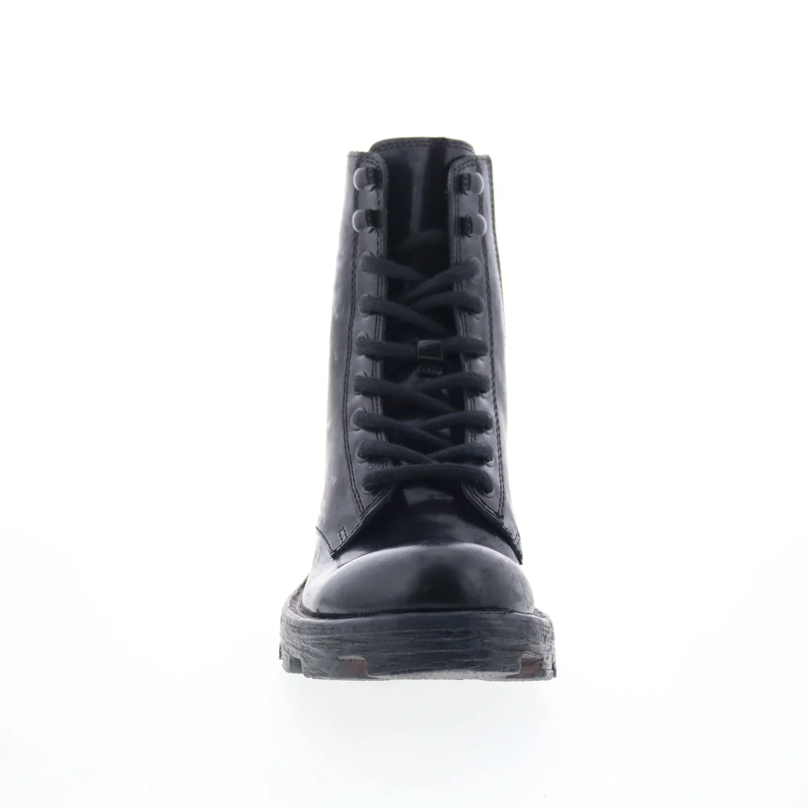 Low Maintenance Diesel D-Hammer BT W Y03017-P4471-T8013 Womens Black Leather Casual Dress Boots