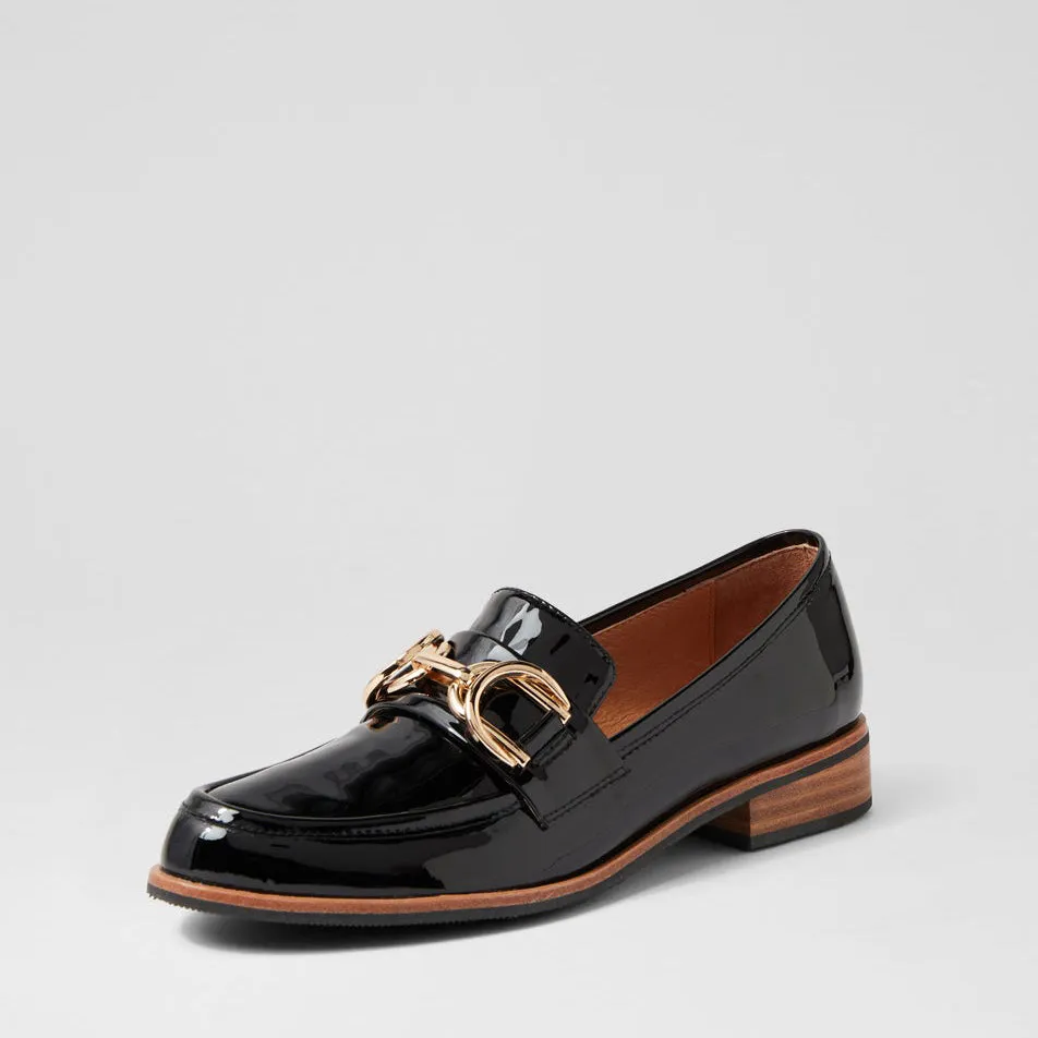 Reliable Cushioning Even Guard DJANGO & JULIETTE LANNCIS BLACK PATENT