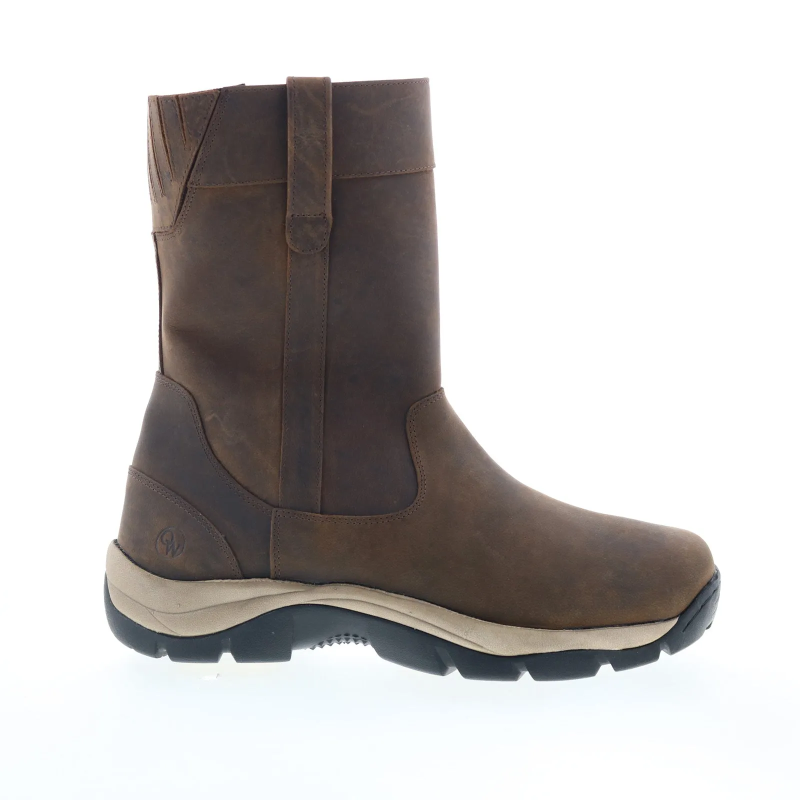 Premium Performance Jama Old West S 9 Inch MB2062 Mens Brown Wide Leather Western Boots