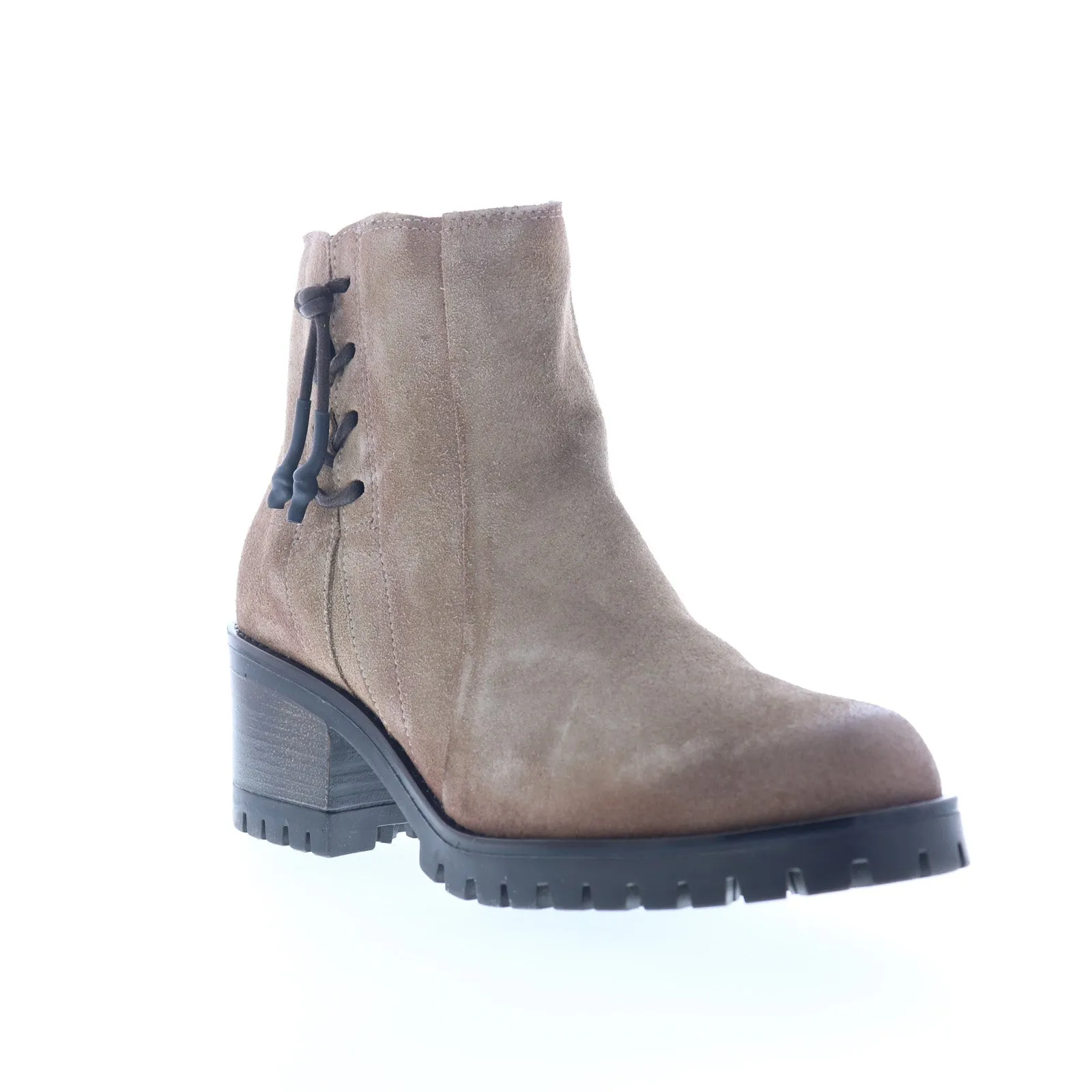 Lightweight Footwear Miz Mooz Maiden Womens Gray Suede Zipper Ankle & Booties Boots