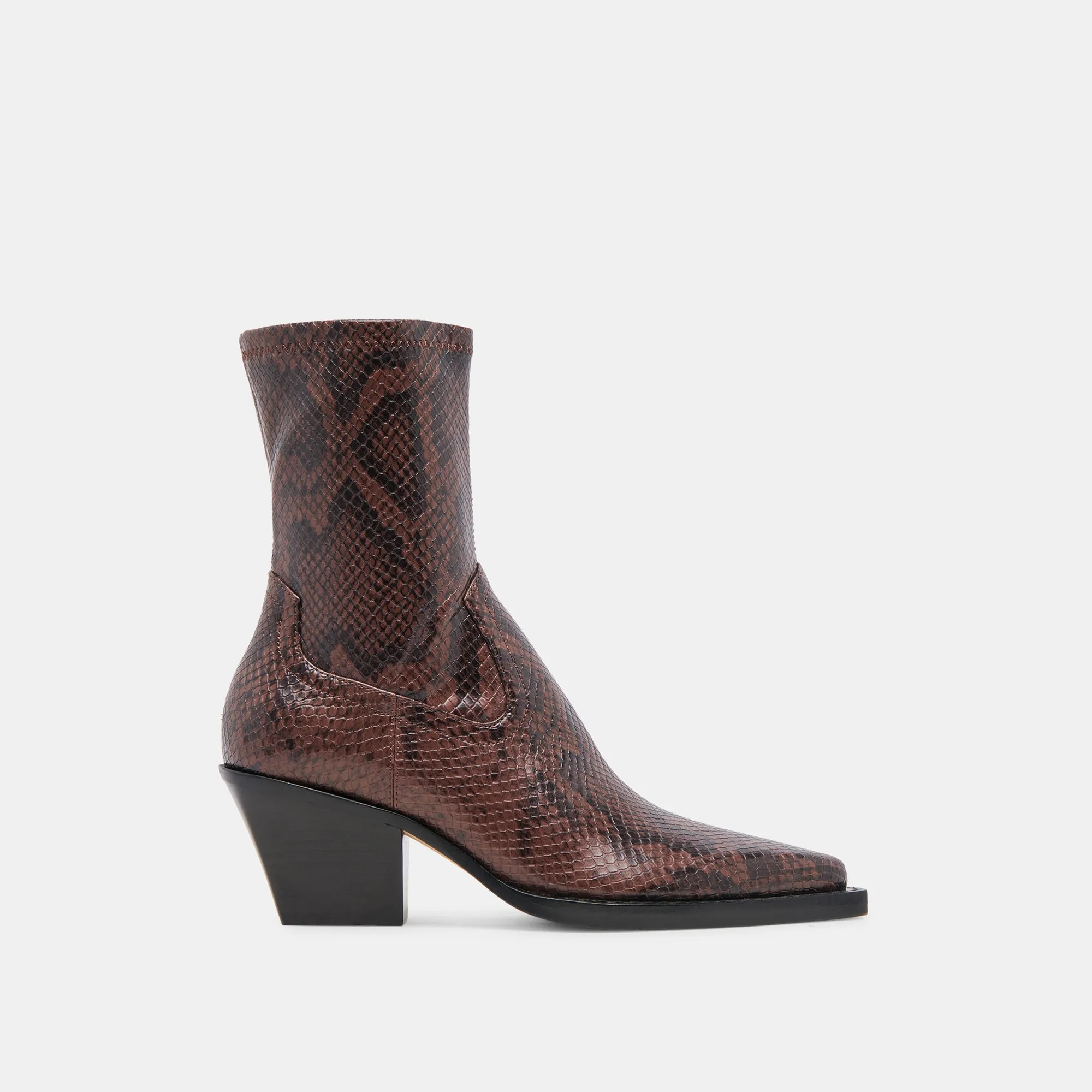 RUTGER WIDE CALF BOOTS JAVA EMBOSSED STELLA Non Slip Street Style