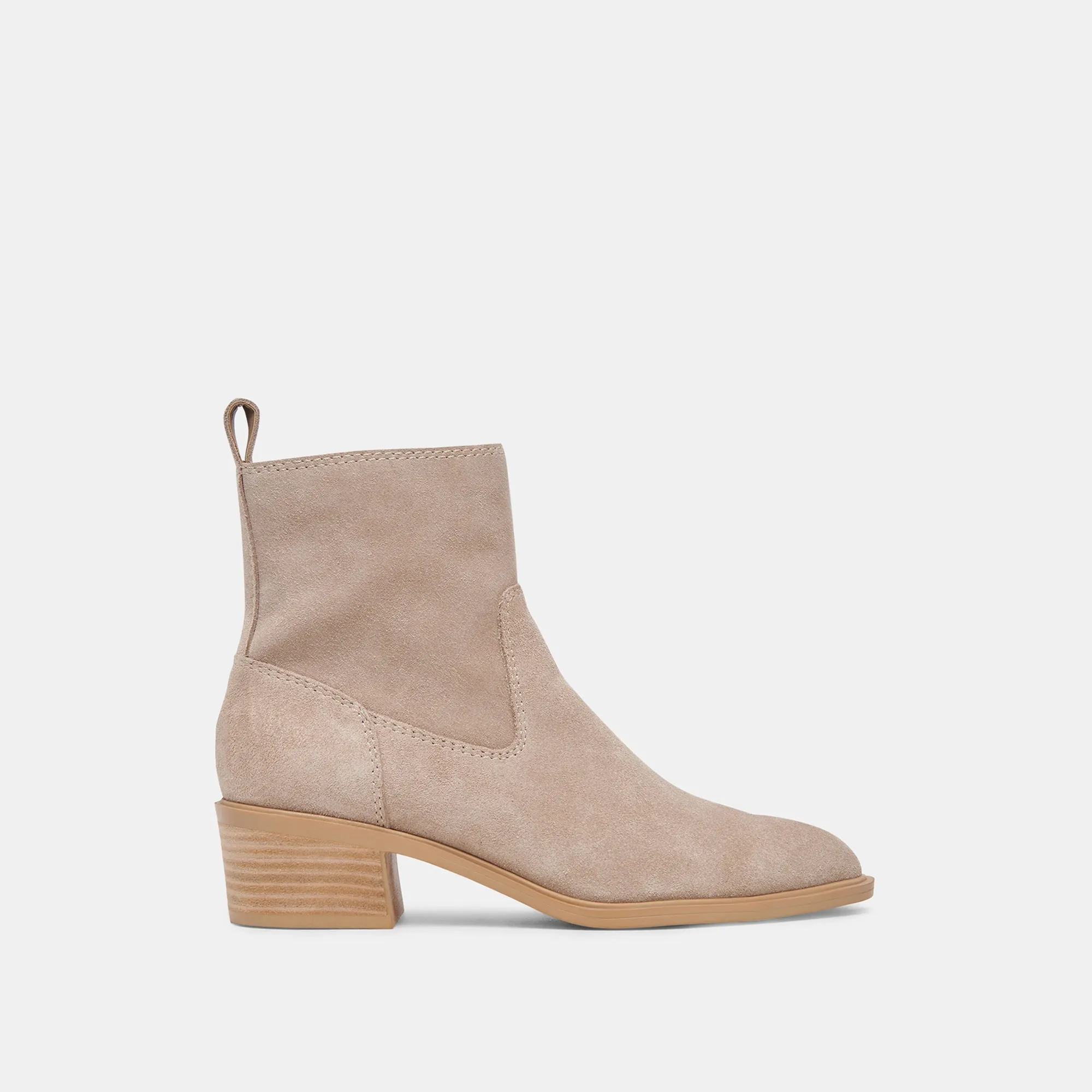 hypoallergenic Work Approved BILI H2O BOOTIES TAUPE SUEDE