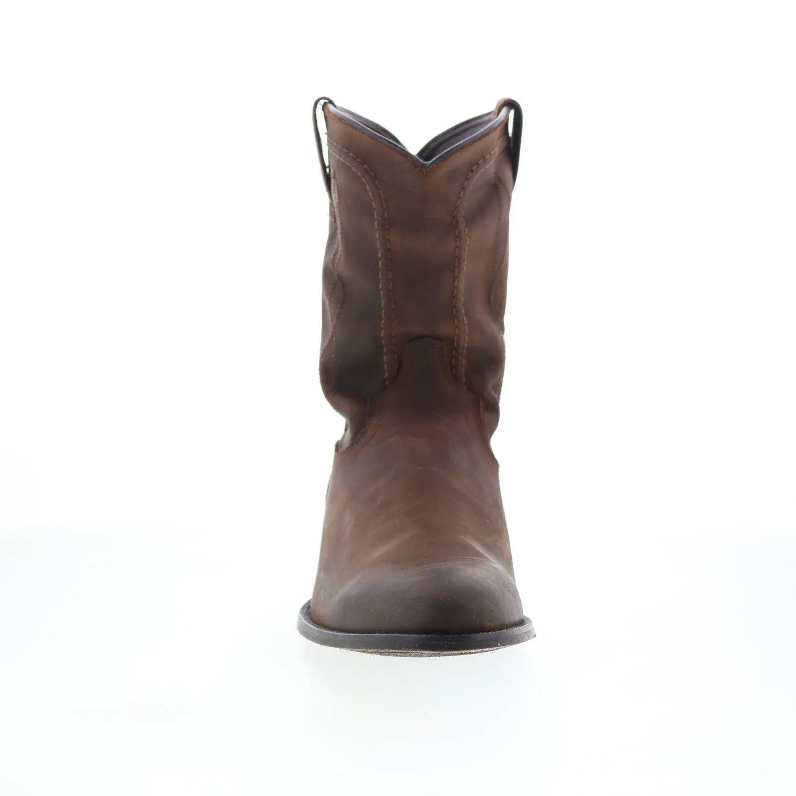 Warm Comfort Urban Explorer Dingo Hondo Boot DI-846 Mens Brown Leather Slip On Western Boots