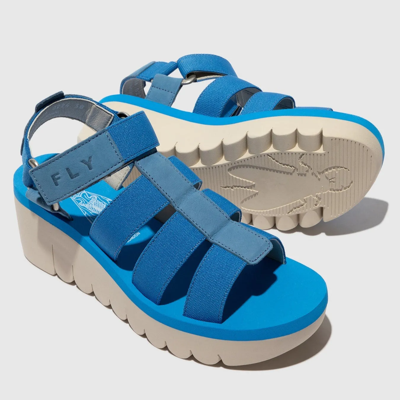 Slip-On Comfort All-Day Use FLY LONDON YOJI AZURRE