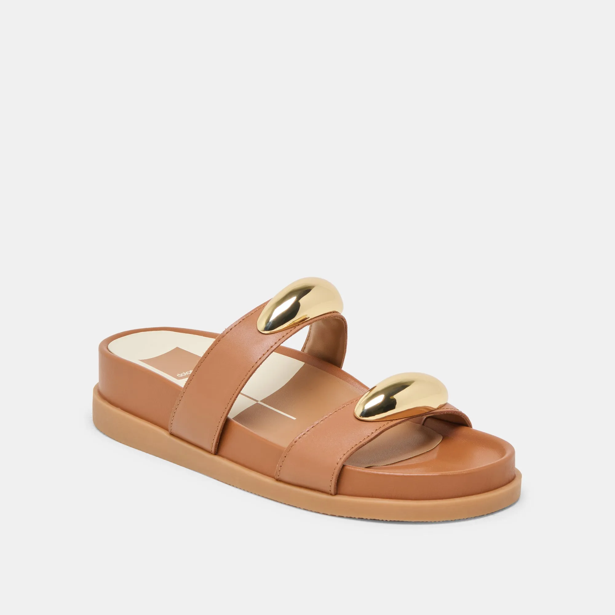 Seamless Look Easy Lock SATINE SANDALS SADDLE LEATHER