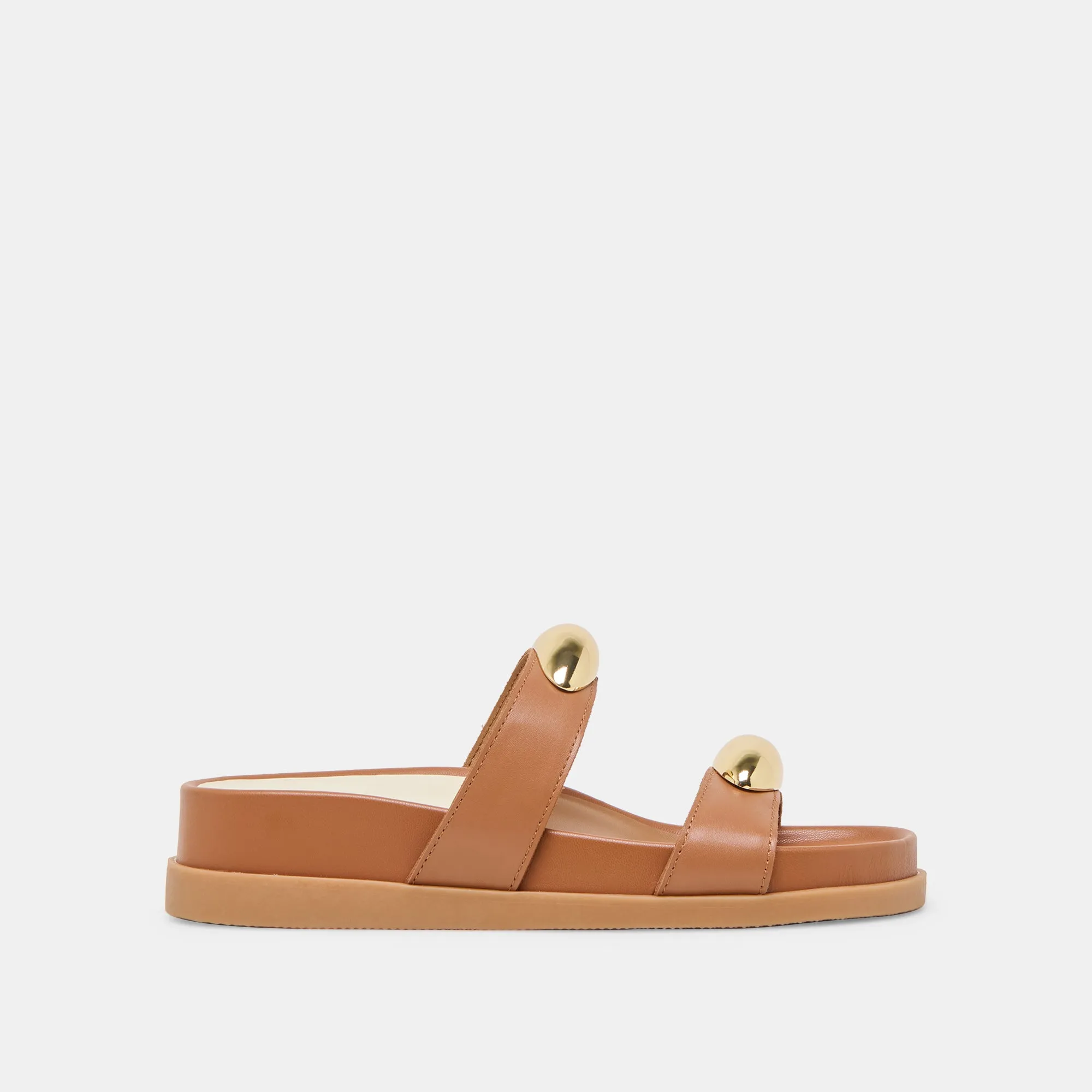 Low Weight SATINE SANDALS SADDLE LEATHER