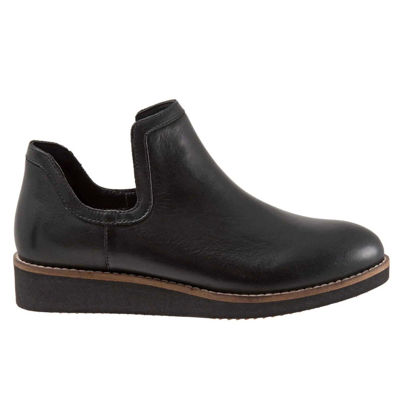 Softwalk Woodbury S2260-001 Womens Black Narrow Ankle & Booties Boots Water Wall Built Tough