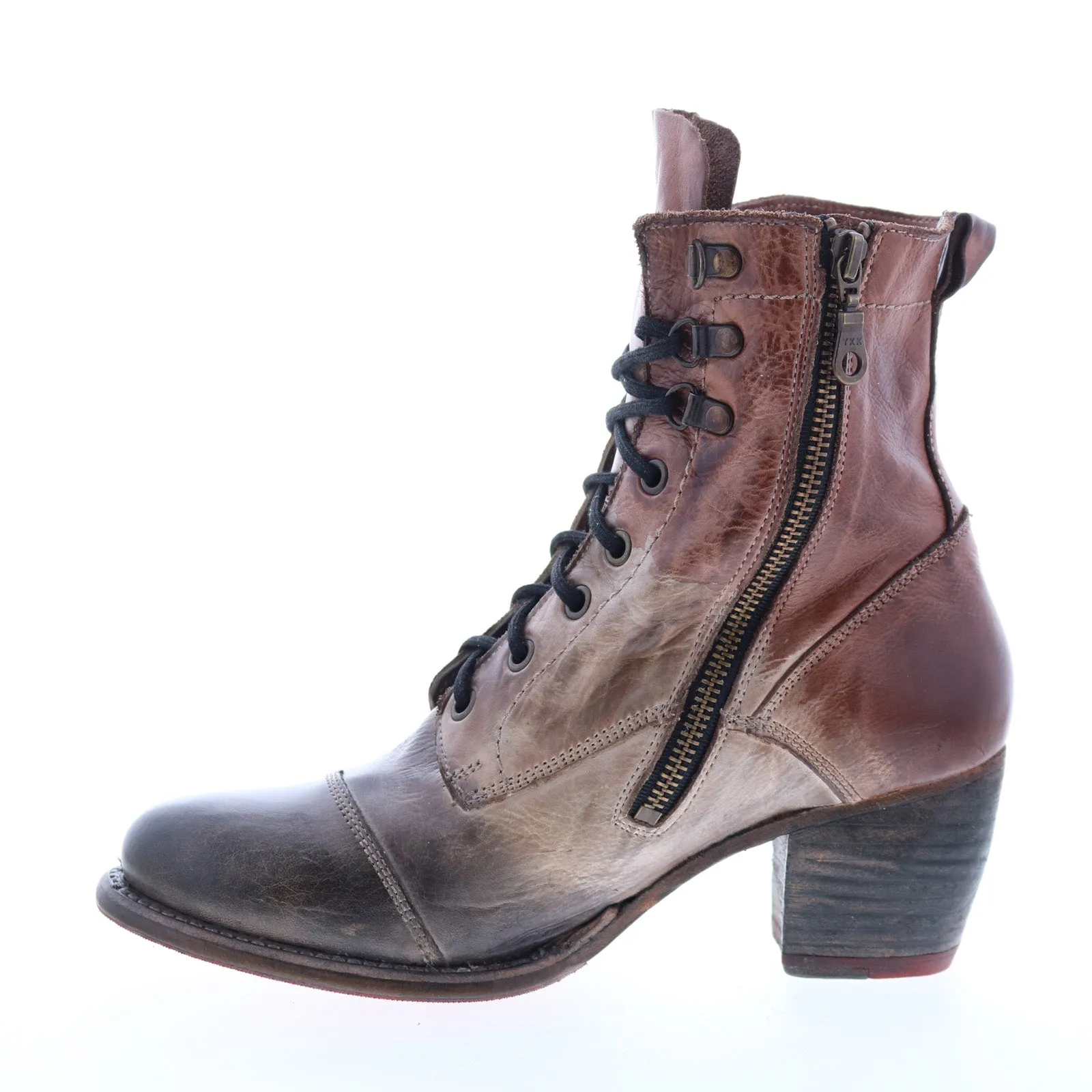 Snow Explorer Bed Stu Judgement F385001 Womens Brown Leather Lace Up Casual Dress Boots