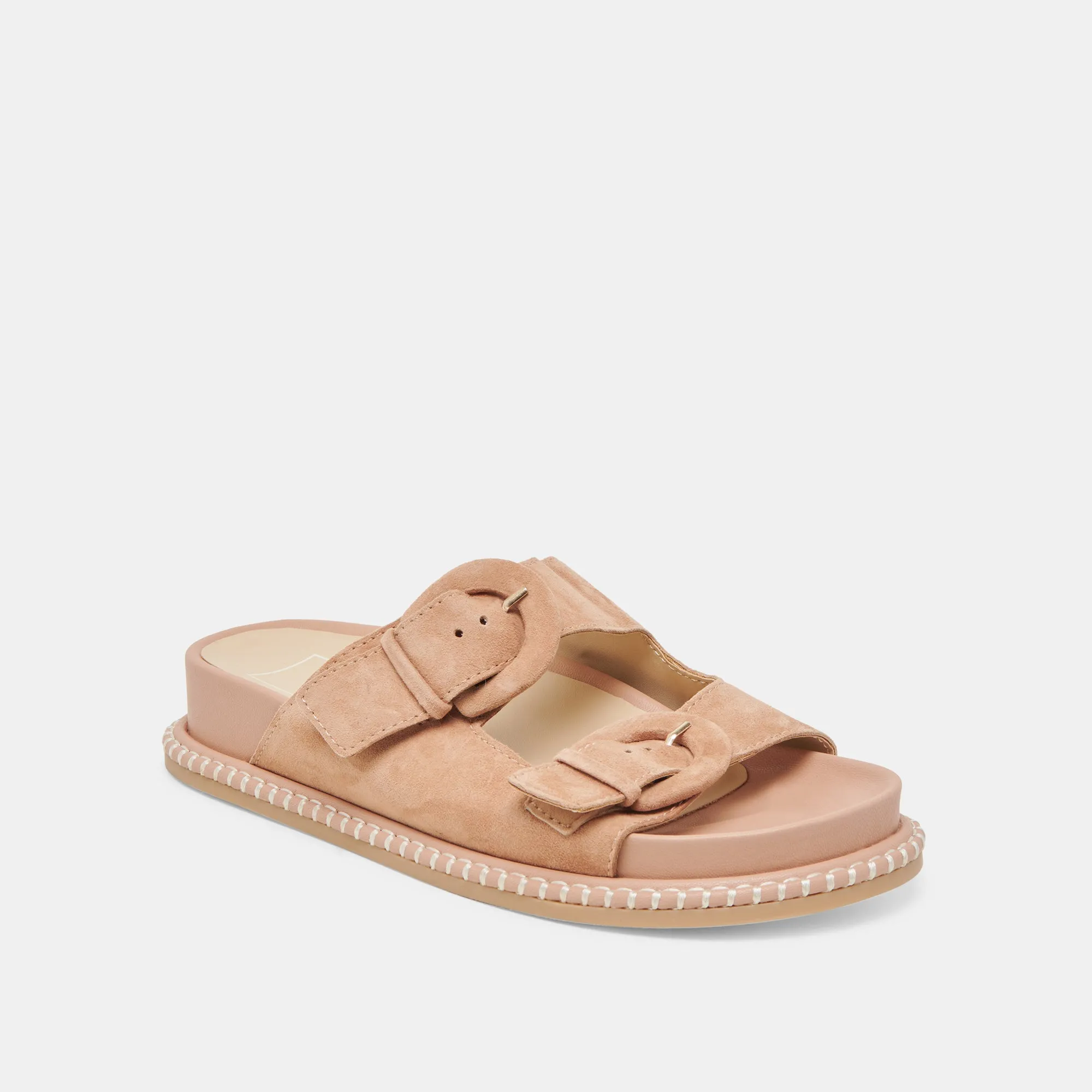 SHAUNY SANDALS TOFFEE SUEDE Long Hour Ergonomic Build