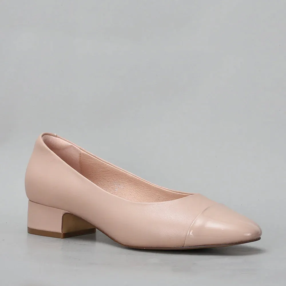 LE SANSA ELISKA NUDE PATENT Minimalist Style