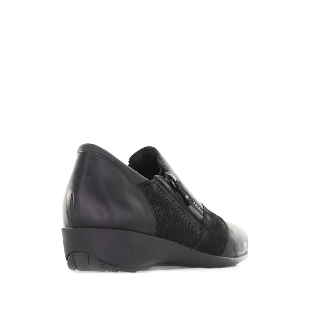 Slip Free Fit Comfy Step On ZIERA SAGE BLACK CUT