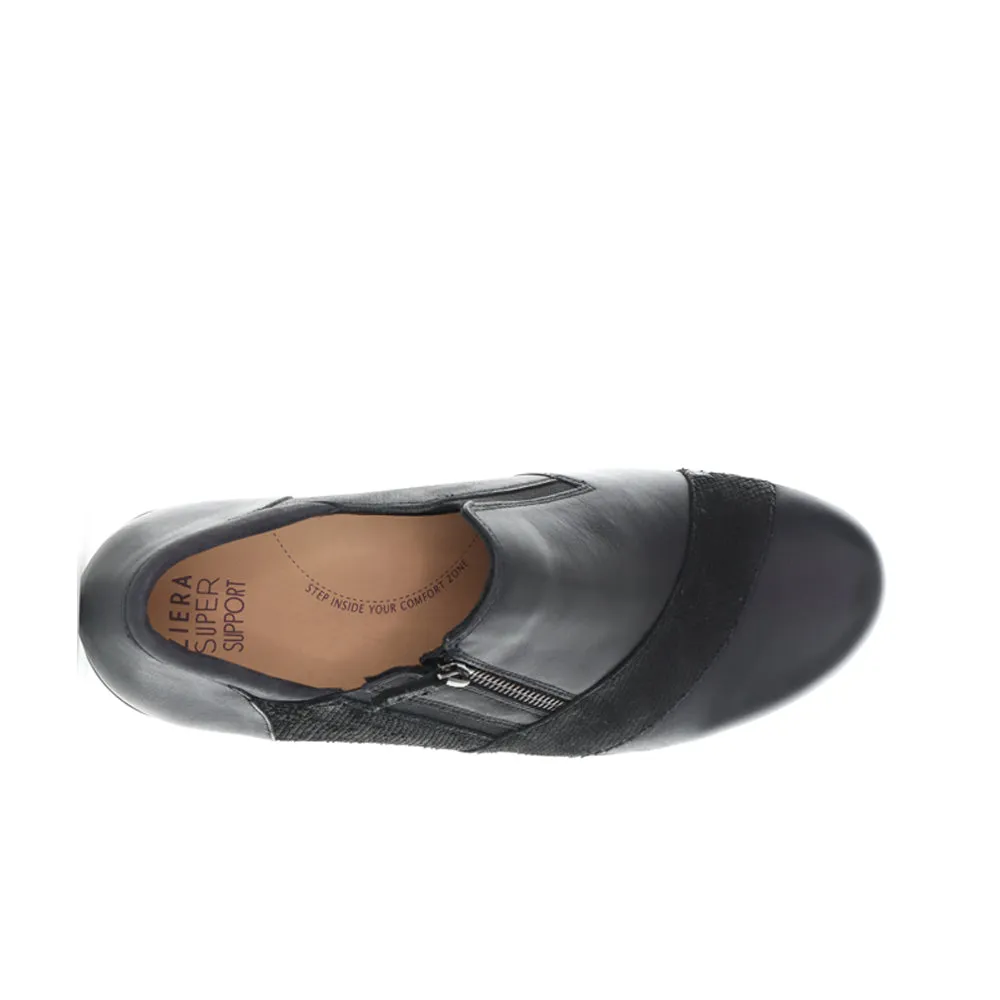 Comfort Wear Foot Free ZIERA SAGE BLACK CUT