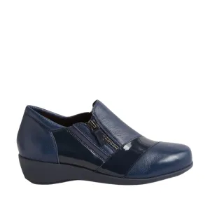 ZIERA SAGE NAVY PATENT Instant Fit Walk Comfort Travel Step