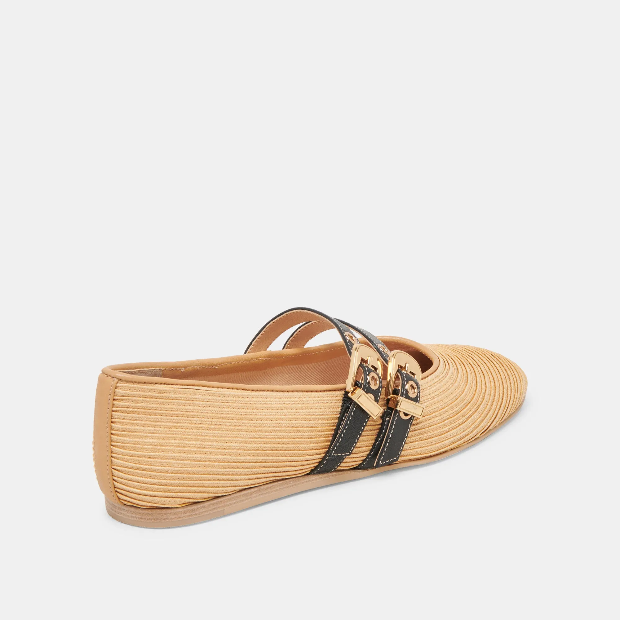 BAYLEE BALLET FLATS NATURAL RAFFIA Ferry Mood