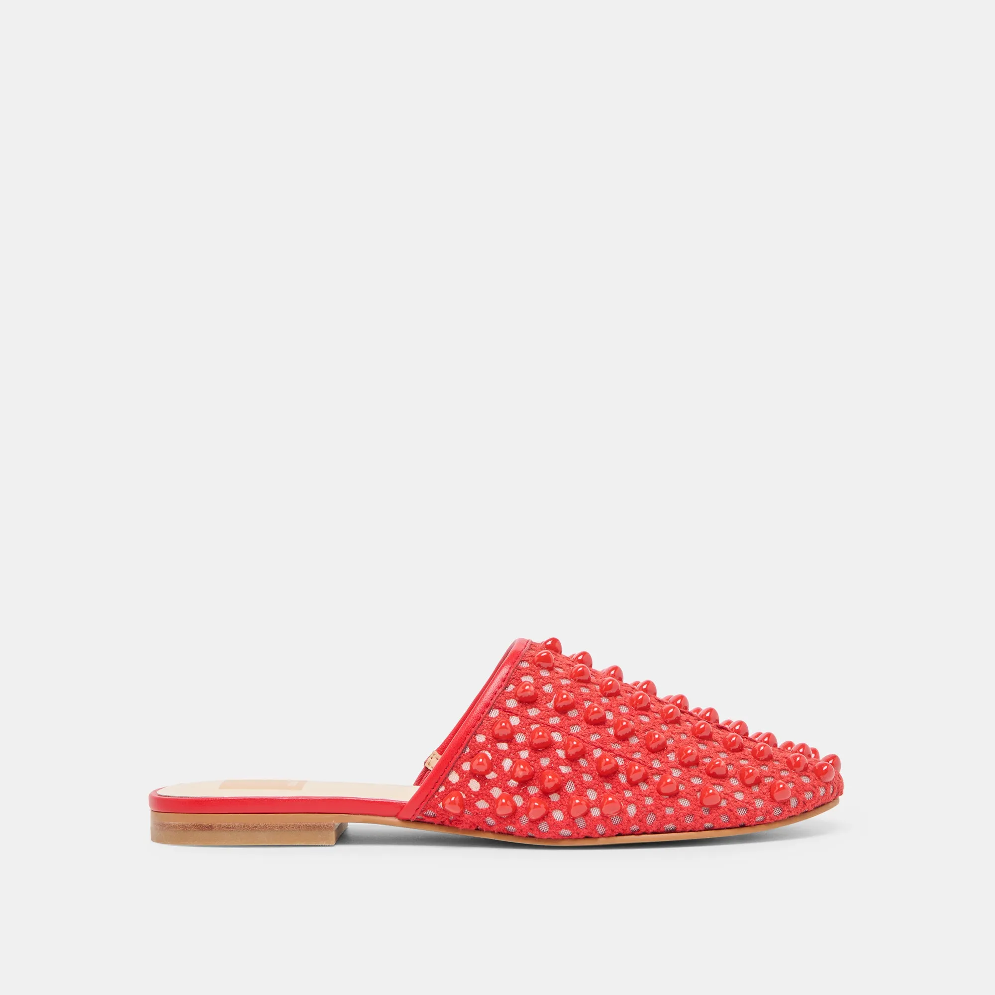 ROVA BEAD FLATS CHILI BEADED MESH Trade Glow