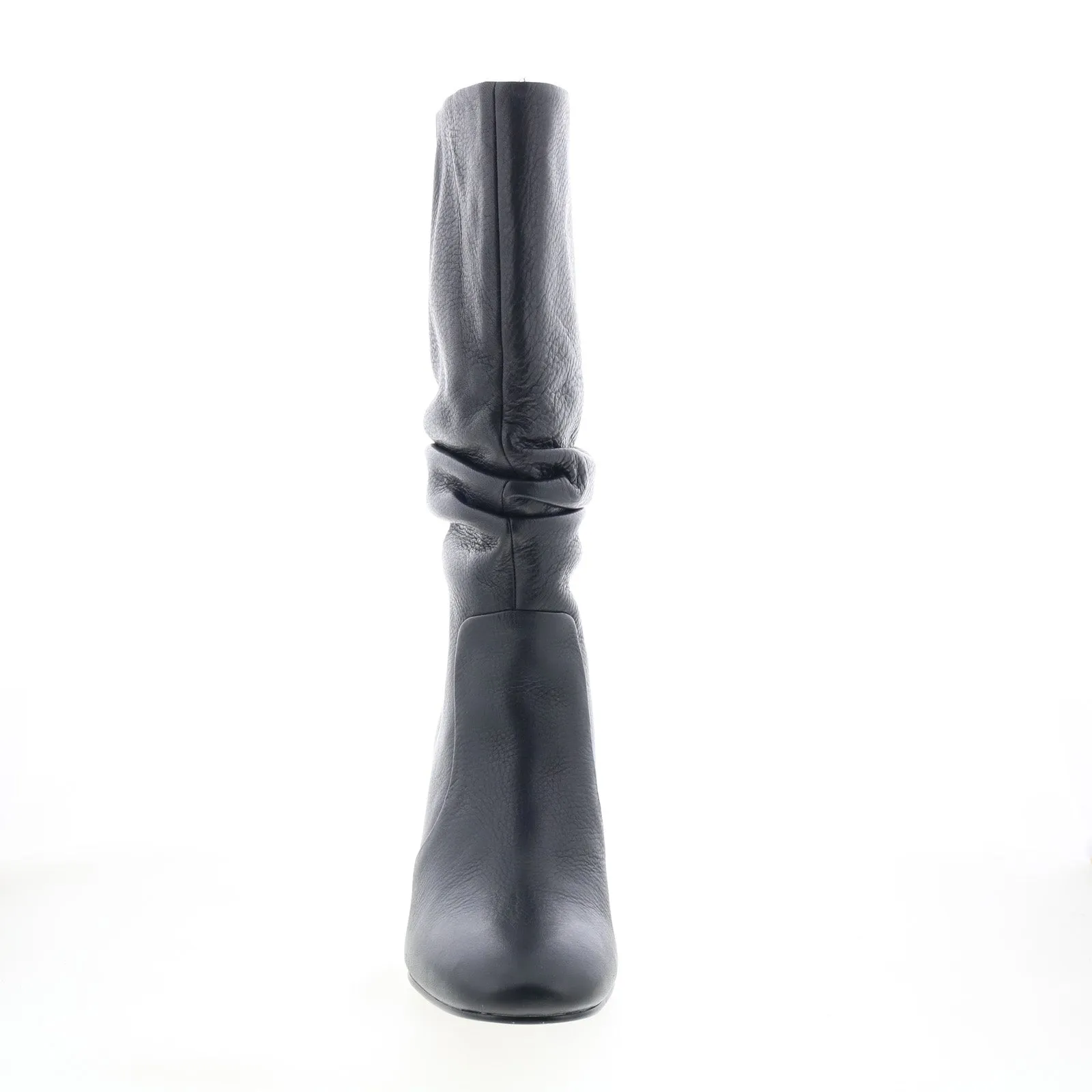 Ergonomic Shape Johnston & Murphy Charlotte Slouch Boot 78-52605 Womens Black Mid Calf Boots