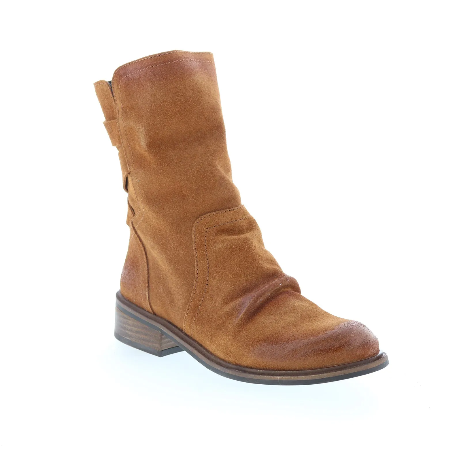 Ergonomic Design Desert Wear Miz Mooz Demy Womens Brown Suede Zipper Casual Dress Boots