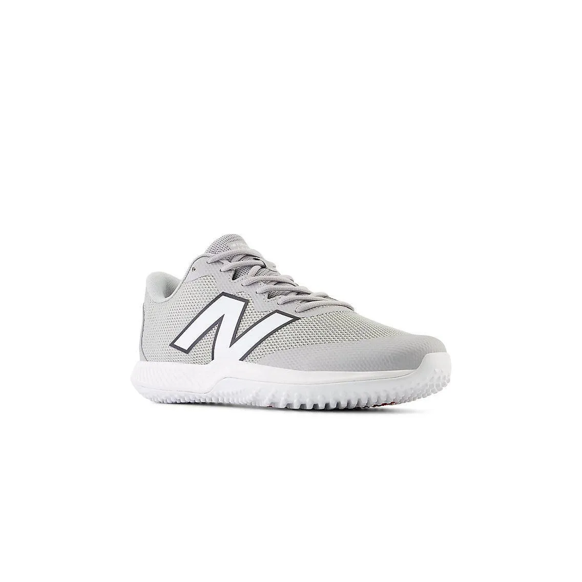 Elevated arch New Balance Men's FuelCell 4040 V7 Turf Baseball Shoes - Raincloud / Optic White - T4040TG7