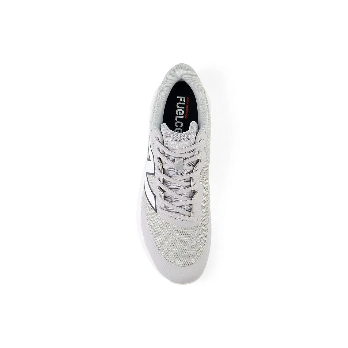 Synthetic Finish Timeless arch New Balance Men's FuelCell 4040 V7 Turf Baseball Shoes - Raincloud / Optic White - T4040TG7
