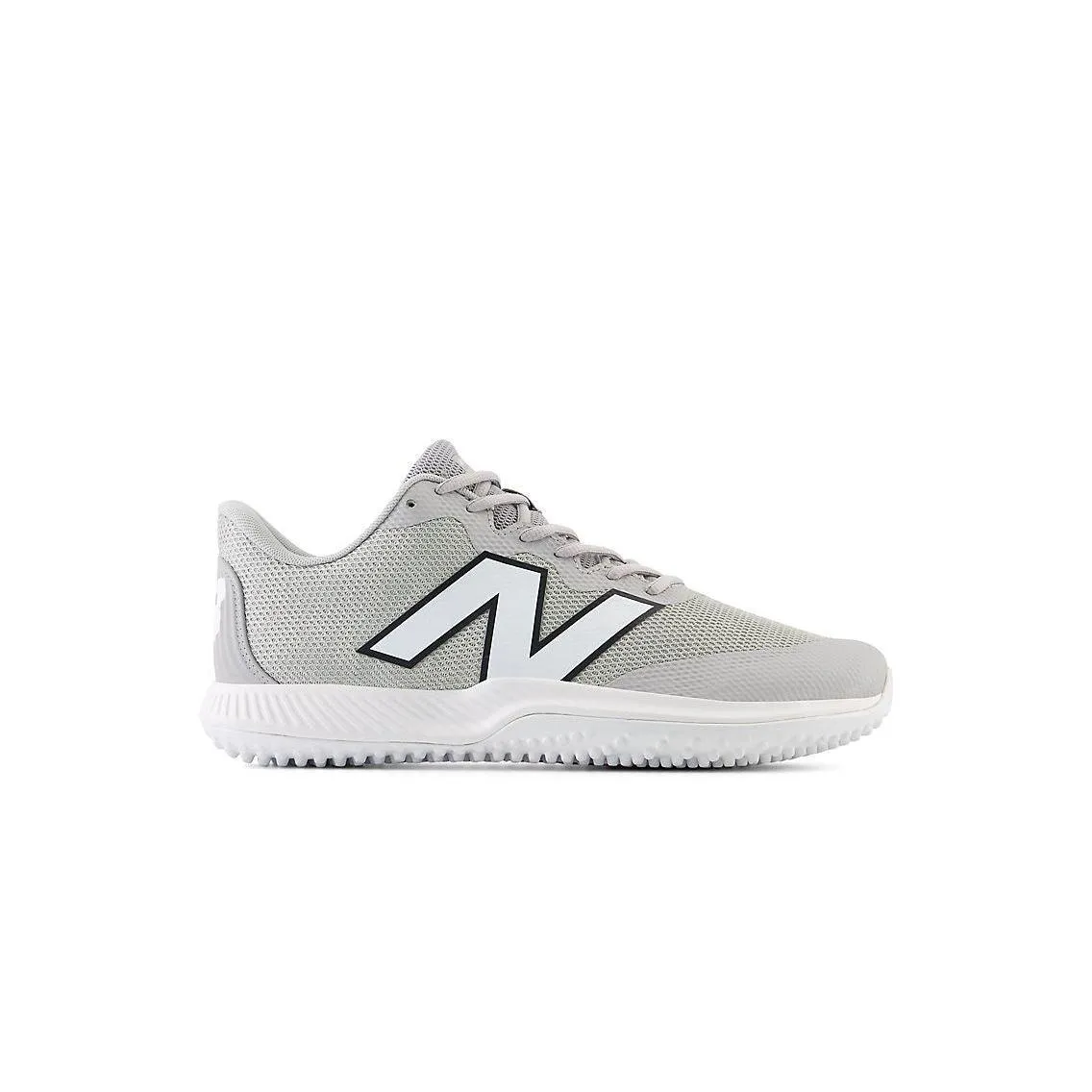 Refined fit Adaptive Steps New Balance Men's FuelCell 4040 V7 Turf Baseball Shoes - Raincloud / Optic White - T4040TG7