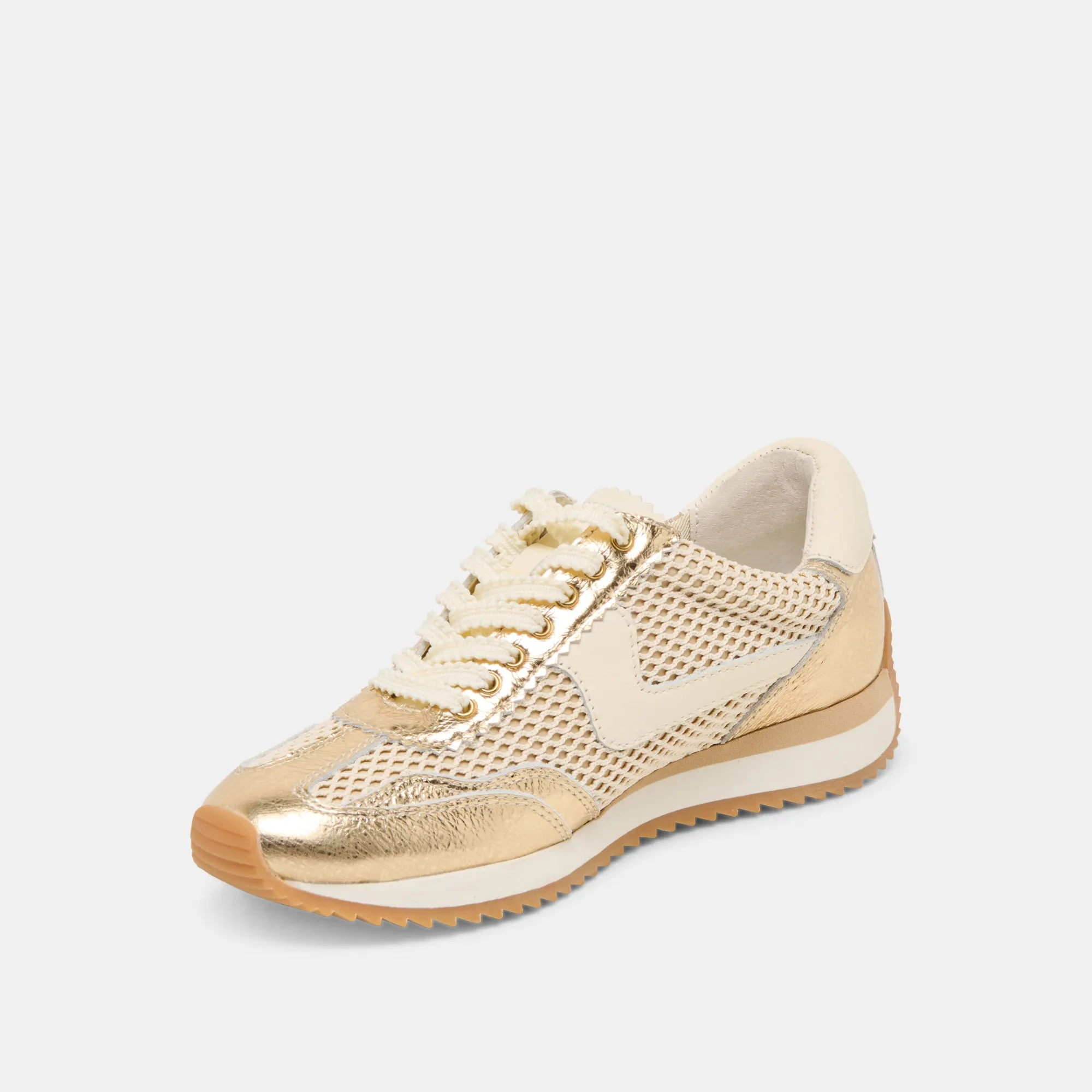 Classic Design B.NTCD MESH SNEAKERS GOLD WOVEN MESH
